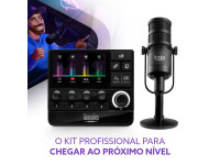 Hercules DJ Stream Essentials Kit – Kit de Streaming Profissional com Interface XLR Hercules DJ Stream Essentials Kit – Kit de Streaming Profissional com Interface XLR